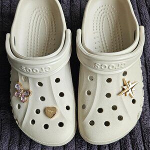 Crocs - Women's Baya Clog, Size 7 (Cobblestone)